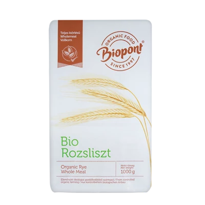 Rozsliszt telj. kiőr. BIO 1kg Biopont