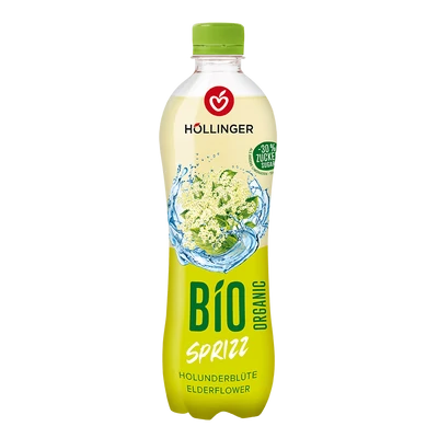 Szénsavas bodza ital BIO 500ml Höllinger