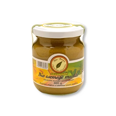 Csemege mustár BIO 220g Berta