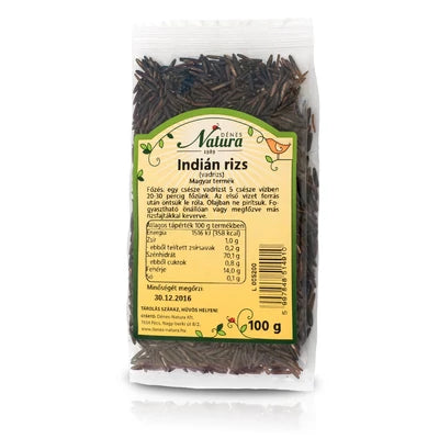 Indián vadrizs 100g Natura
