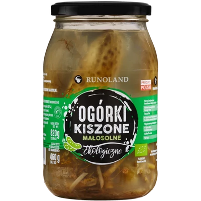 Kovászos uborka BIO 830g Runoland