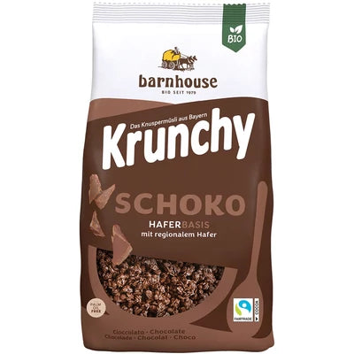Zabpehely "Krunchy" csokoládés BIO 375g