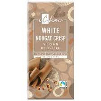 Vegán csokoládé (fehér nugátos) BIO 80g