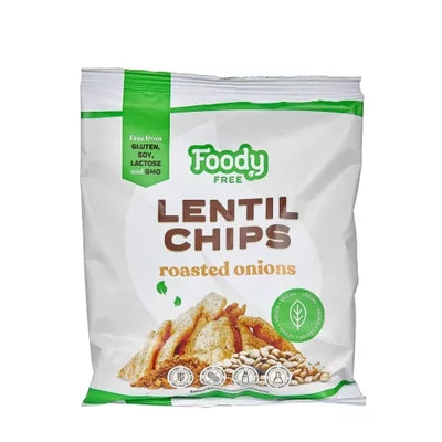 Lencse chips (sült hagymás) 50g FoodyFre