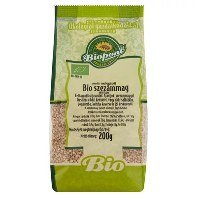 Szezámmag BIO 200g Biopont